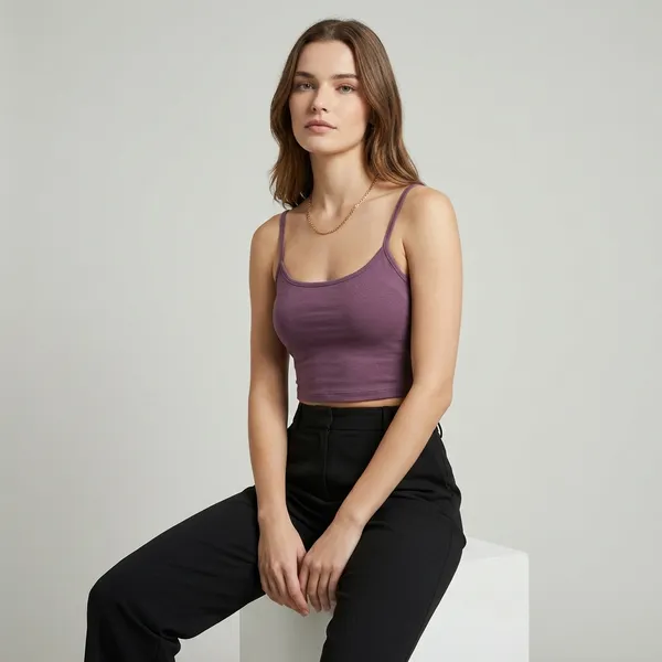 Solid_Cotton_Stretchable_Crop_Top
