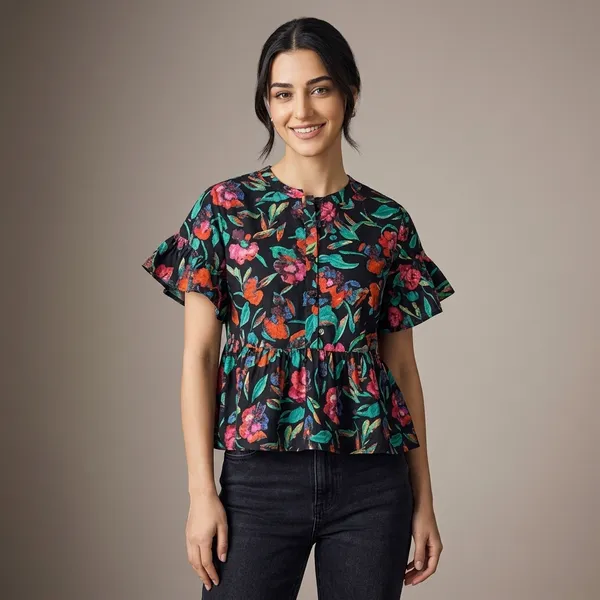 Frilled_Sleeve_Cotton_Peplum_Top