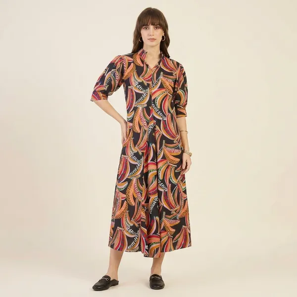 Front_Pleated_Cotton_Midi_Dress