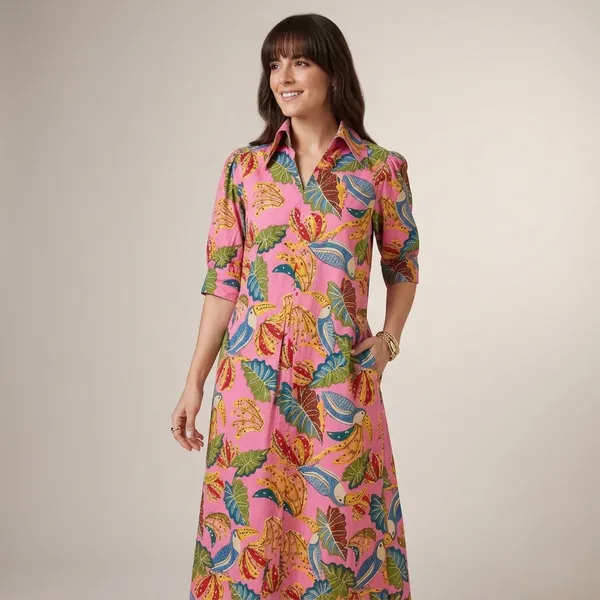 Front_Pleated_Cotton_Midi_Dress