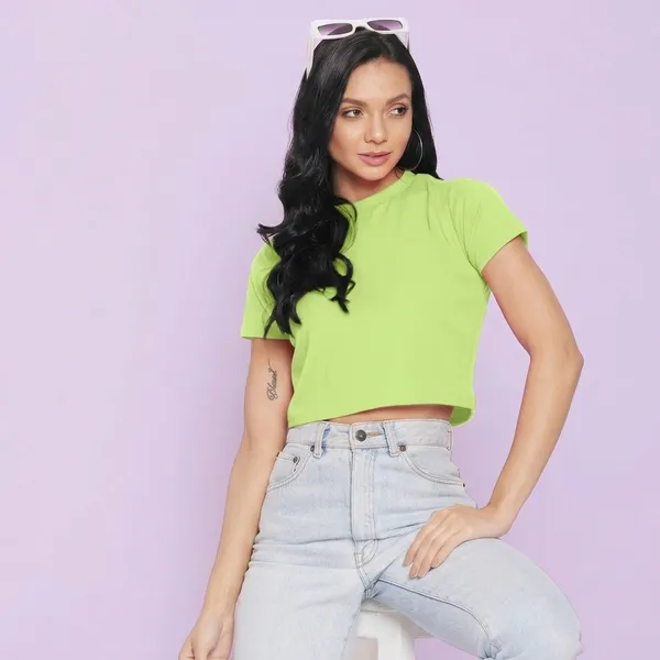 Solid_Cotton_Stretchable_Crop_Top