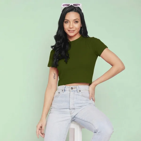 Solid_Cotton_Stretchable_Crop_Top