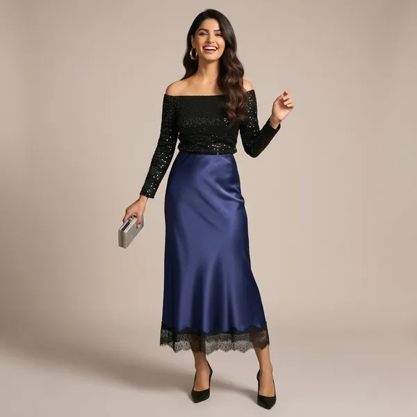 Lace_Satin_Midi_Skirt