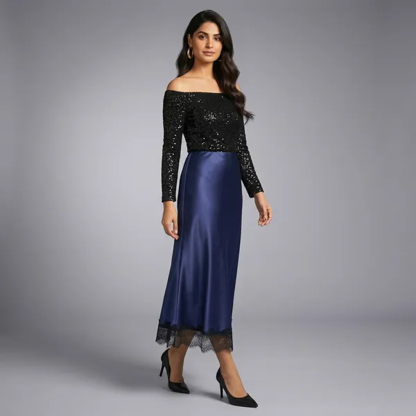 Lace_Satin_Midi_Skirt