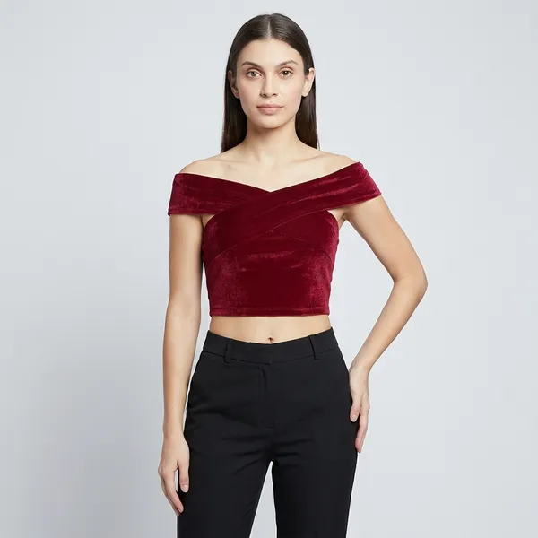 Solid_Cotton_Stretchable_Crop_Top