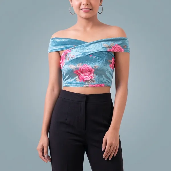 Solid_Cotton_Stretchable_Crop_Top
