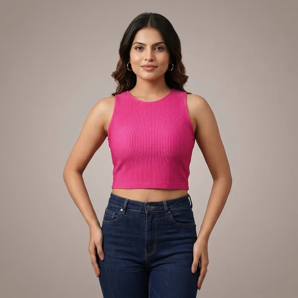 Solid_Cotton_Stretchable_Crop_Top