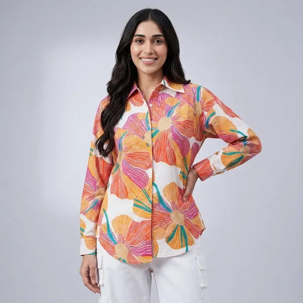 Printed_Asymmetrical_Cotton_Shirt