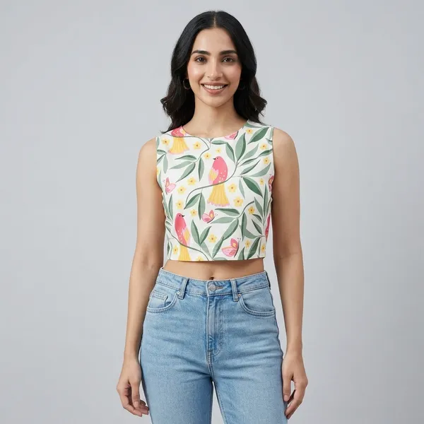 Solid_Cotton_Stretchable_Crop_Top