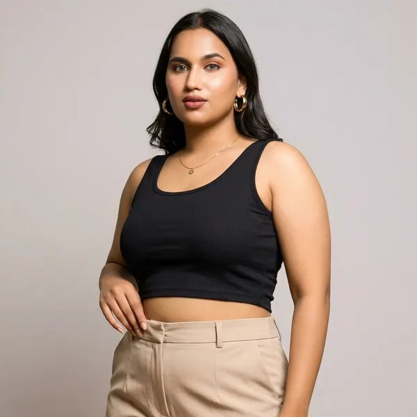 Solid_Cotton_Stretchable_Crop_Top