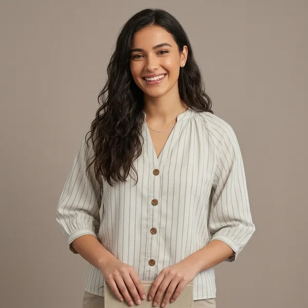 Puff_Sleeve_Pure_Linen_Shirt