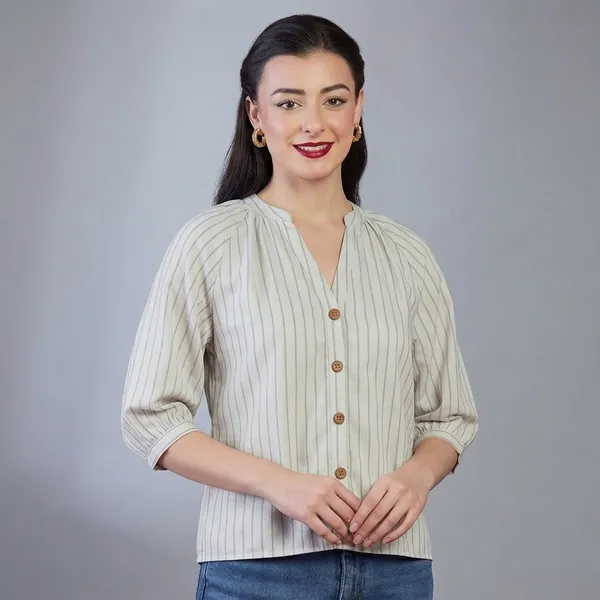 Puff_Sleeve_Pure_Linen_Shirt