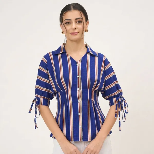 Puff_Sleeve_Waisted_Shirt