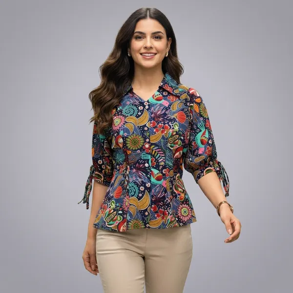 Puff_Sleeve_Waisted_Shirt