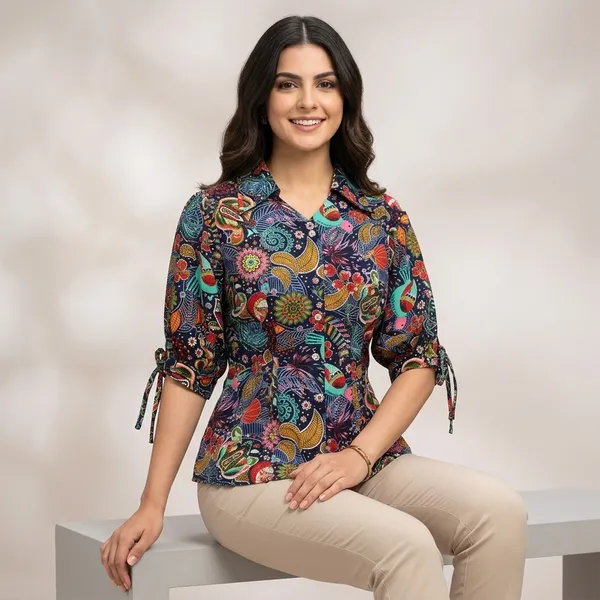 Puff_Sleeve_Waisted_Shirt