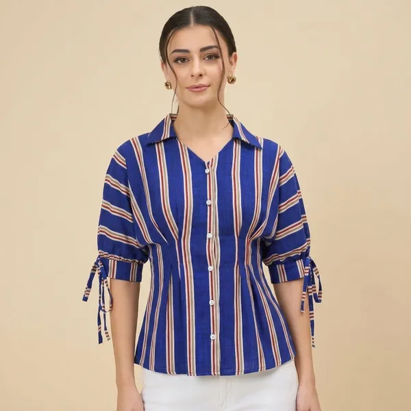 Puff_Sleeve_Waisted_Shirt