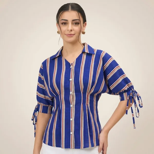 Puff_Sleeve_Waisted_Shirt