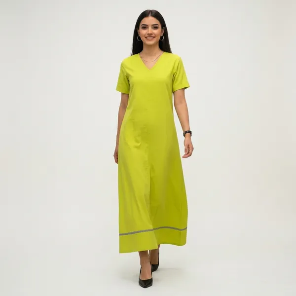 Pure_Cotton_A-Line_Midi_Dress