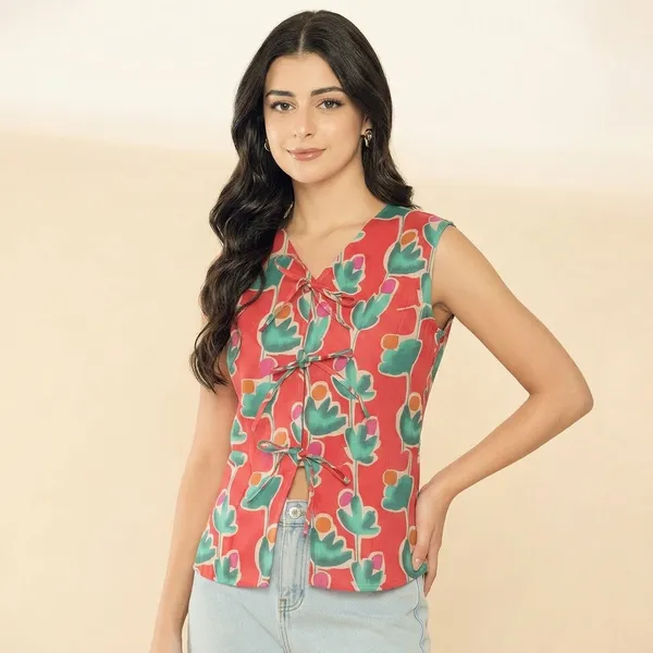 Pure_Cotton_Top_With_Tie-Up_Detailing