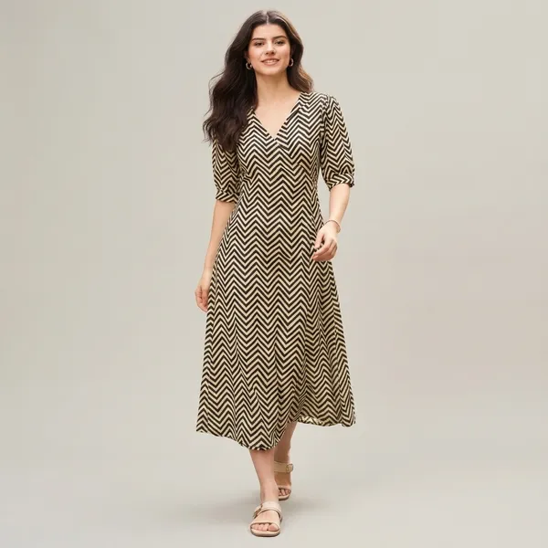 Pure_Cotton_Wrap_Midi_Dress