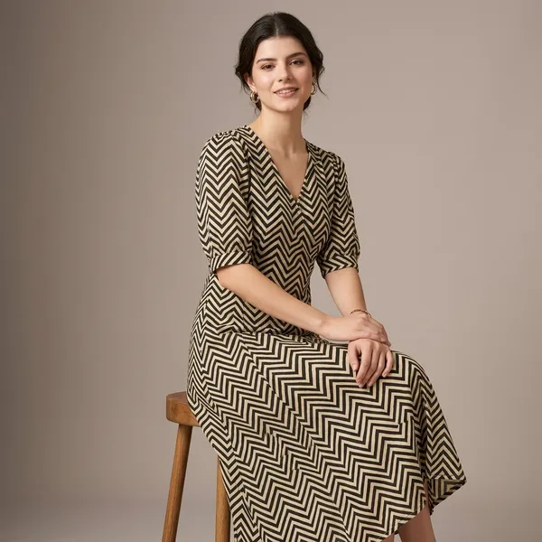 Pure_Cotton_Wrap_Midi_Dress