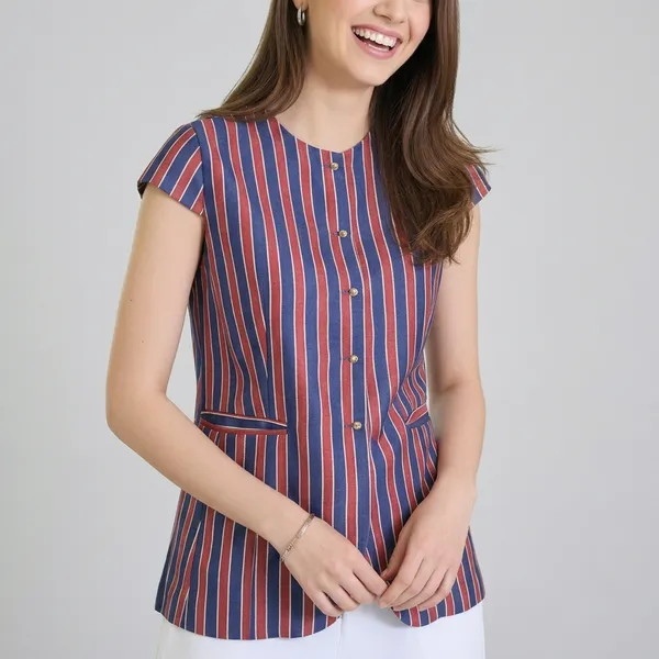 Pure_Linen_Striped_Tailored_Vest