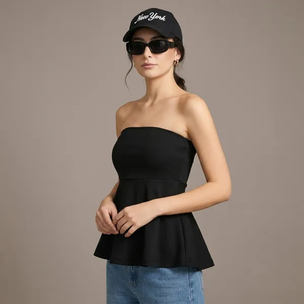 Ribbed_Bandeau_Peplum_Top