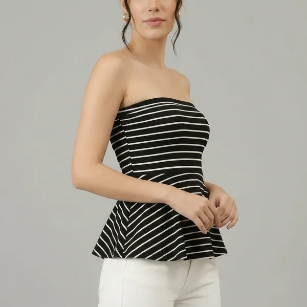 Ribbed_Bandeau_Peplum_Top