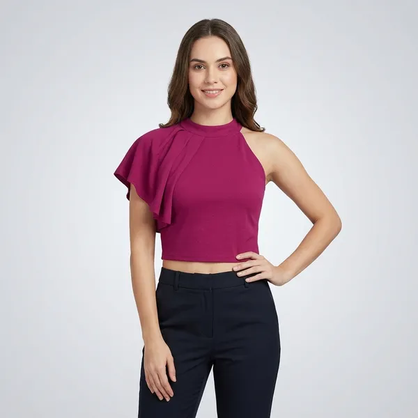 Solid_Cotton_Stretchable_Crop_Top