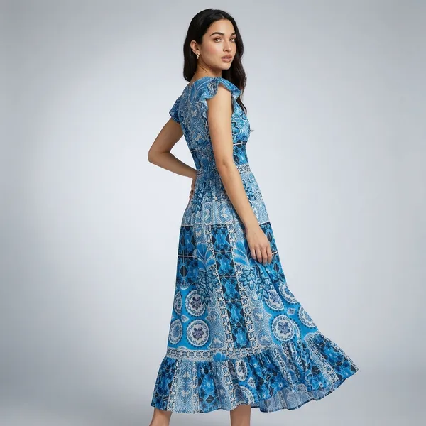 Ruffled_Cotton_V-Neck_Maxi_Dress