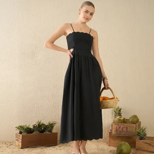 Scalloped_Fit_And_Flare_Midi_Cotton_Dress