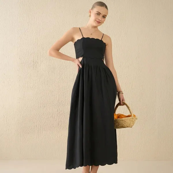 Scalloped_Fit_And_Flare_Midi_Cotton_Dress