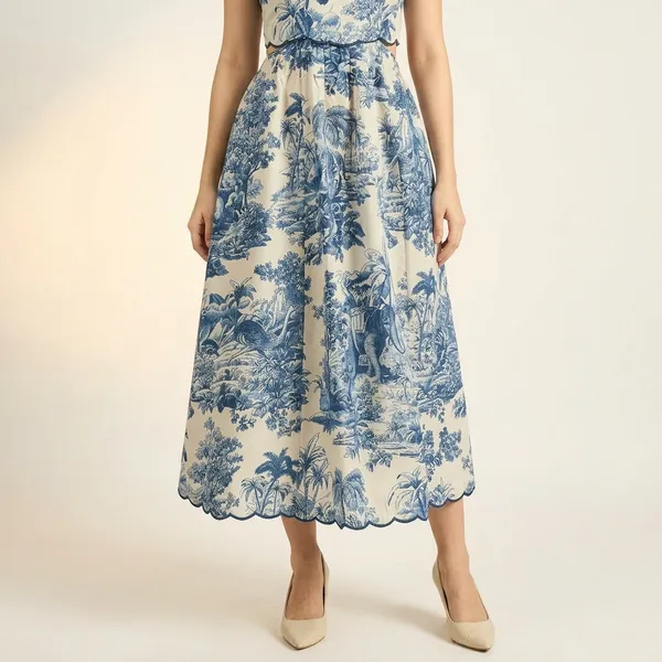 Scalloped_Fit_And_Flare_Midi_Cotton_Dress