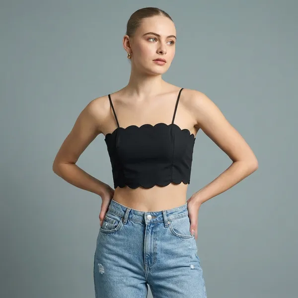 Solid_Cotton_Stretchable_Crop_Top