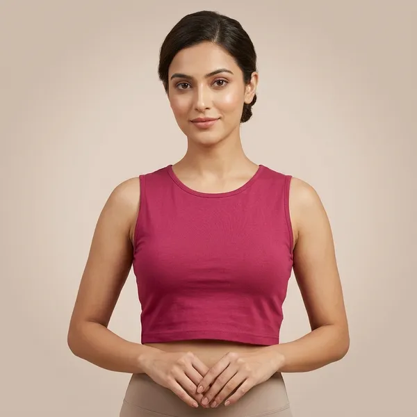 Solid_Cotton_Stretchable_Crop_Top