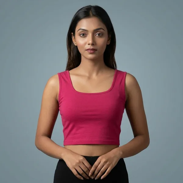 Solid_Cotton_Stretchable_Crop_Top