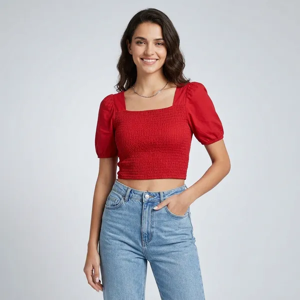Solid_Cotton_Stretchable_Crop_Top
