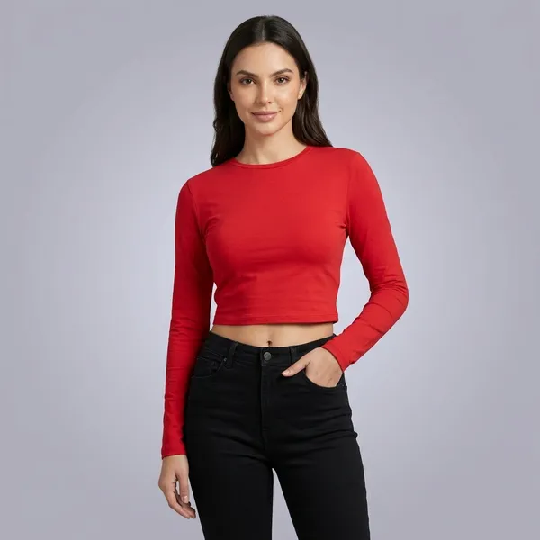 Solid_Cotton_Stretchable_Crop_Top