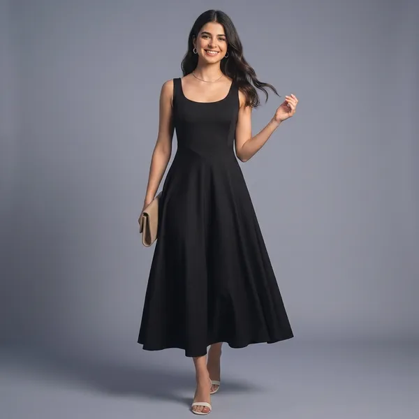 Stretchable_Corset_Fit_&_Flare_Midi_Dress