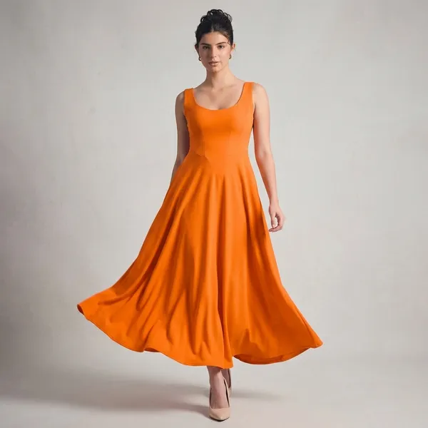 Stretchable_Corset_Fit_&_Flare_Midi_Dress