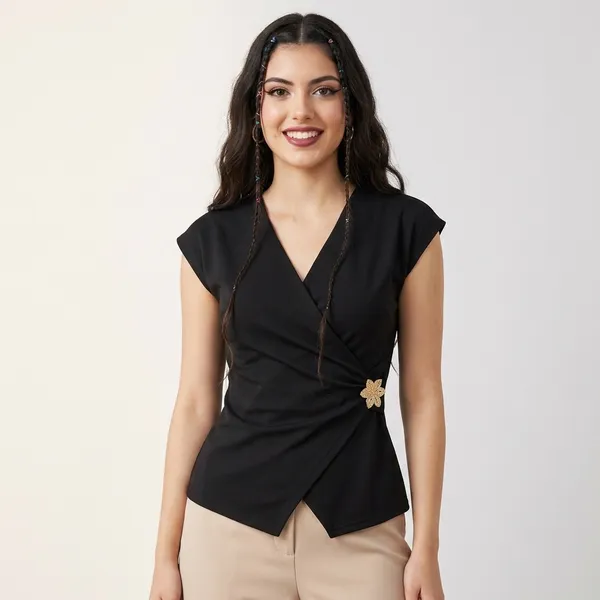 Stretchable_Gold_Accent_Wrap_Top