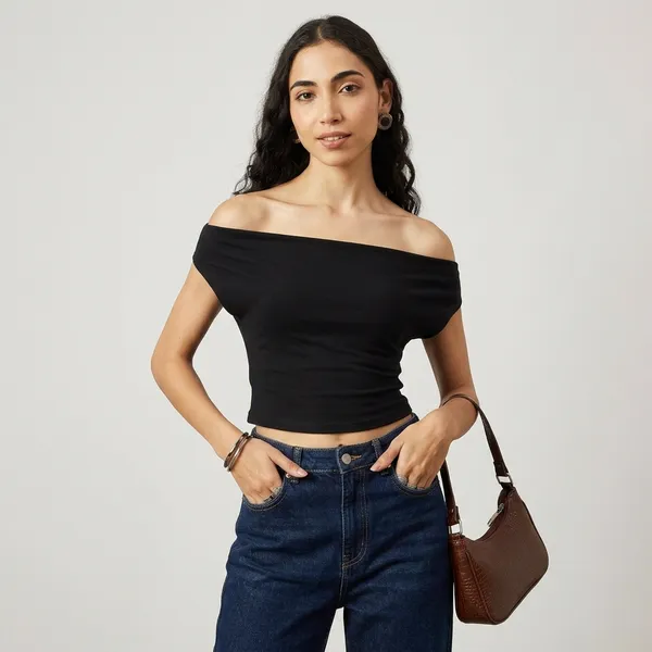 Solid_Cotton_Stretchable_Crop_Top