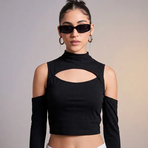 Solid_Cotton_Stretchable_Crop_Top
