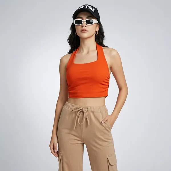 Solid_Cotton_Stretchable_Crop_Top