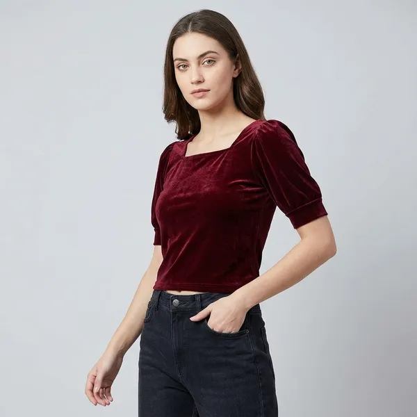 Solid_Cotton_Stretchable_Crop_Top