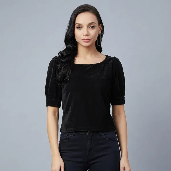 Solid_Cotton_Stretchable_Crop_Top