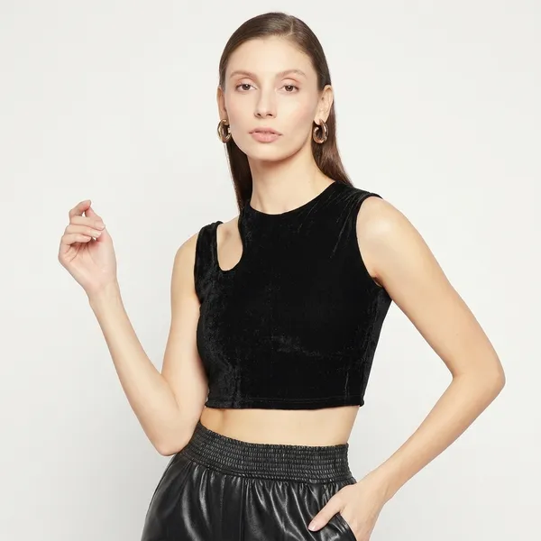 Solid_Cotton_Stretchable_Crop_Top