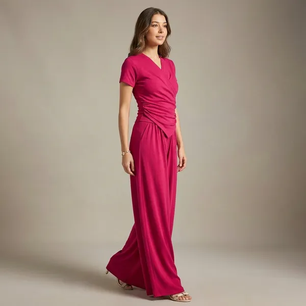 Stretchable_Wrap_Top_&_Flow_Pants_Co-Ord_Set