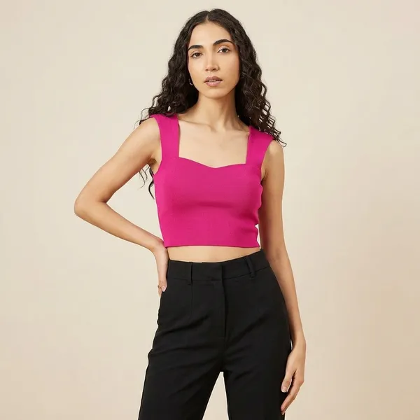 Solid_Cotton_Stretchable_Crop_Top