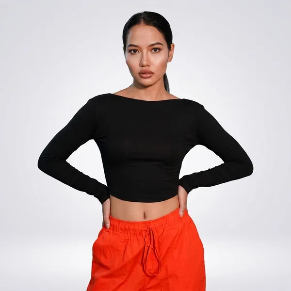 Solid_Cotton_Stretchable_Crop_Top